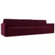 Диван раскладной Лига диванов 320x98x118 см вельвет цвет бордовый
