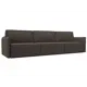 Диван раскладной Лига диванов 320x98x118 см рогожка цвет амур 05 коричневый
