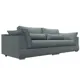 Диван раскладной Лига диванов 272x90x116 см рогожка цвет амур 07 серый
