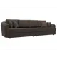 Диван раскладной Лига диванов 320x88x106 см рогожка цвет амур 05 коричневый
