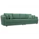 Диван раскладной Лига диванов 320x88x106 см рогожка цвет амур 11 зеленый