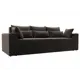 Диван раскладной Лига диванов 250x96x106 см велюр цвет коричневый