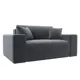 Мягкое кресло Лига диванов Лига-036 НПБ 150x84x111 см велюр цвет seven 17 серый
