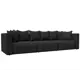 Диван раскладной Лига диванов 322x90x104 см замша цвет joly 08 коричневый