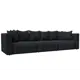 Диван раскладной Лига диванов 322x90x104 см замша цвет joly 16 темно-серый