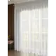 Тюль на ленте Андреа 300x280 см полоски цвет бело-серый