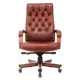 Кресло руководителя Бюрократ T-9928WALNUT 55x113x87 см эко кожа цвет светло-коричневый