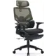 Офисное кресло Cactus CS-CHR-MC01-LGNBK 53x117x77 см ткань цвет салатовый/черный