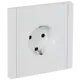 Розетка встраиваемая IEK Forte&Piano с заземлением цвет белый