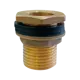 Врезка в бочку 3/4" НР латунь