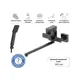 Смеситель для ванны Esko line Sturdy EL_STR 31 Black однорычажный с душевой лейкой цвет черный матовый