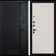 Входная дверь Лабиринт Пиано П03 левый 205x88см цвет черный кварц/сандал белый