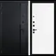Входная дверь Лабиринт Пиано П11 левый 205x88см цвет черный кварц/белый софт