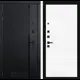 Входная дверь Лабиринт Пиано П13 левый 205x96см цвет черный кварц/белый софт