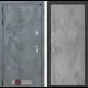 Входная дверь Лабиринт Бетон П24 левый 205x96см бетон темный/бетон светлый