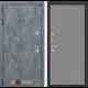 Входная дверь Лабиринт Бетон П29 левый 205x88см цвет бетон темный/серый софт рельеф