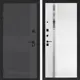 Входная дверь Лабиринт Бункер 05 левый 205x96см цвет лофт графит/белый софт с зеркалом П31