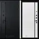 Входная дверь Labirintdoors Пиано П-22 правый 205x96см белый софт/черный кварц