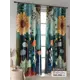 Комплект штор At home Базовая коллекция AT601073 на шторной ленте 250x150 см цвет зеленый