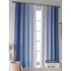 Комплект штор At home Базовая коллекция AT601042 на шторной ленте 250x150 см цвет синий, зеленый