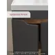 Тумба с раковиной в ванную Gardahome AR-T50-Gr/PW2 напольная дуб крафт золотой, графит