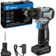 Дрель-шуруповерт аккумуляторная бесщеточная Deko Loner 20V Pro, 085-1010, 20 В Li-Ion 2x3 Ач