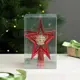 Декоративная макушка KREAFORTA Звезда h19 см красный