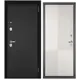 Входная дверь Mastino Trust Eco 195/195 правый 205x86см цвет чёрный матовый/антрацит букле/белоснежный