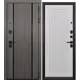 Входная дверь Mastino Trust Mass Si-6/197 правый 205x86см цвет дуб серый/черный муар металлик/белый софт
