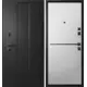Входная дверь Эталон М-7 правый 205x96см цвет чёрный муар/грунт белый