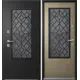 Входная дверь Эталон Термо-СП30 правый 205x96см цвет чёрный букле/астана табак