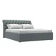 Кровать Лига диванов Сицилия 200x160 см подъемный механизм цвет амур 07 серый