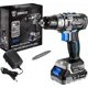 Дрель-шуруповерт аккумуляторная бесщеточная Deko Sharker 20V, 063-4037, 20 В Li-Ion 1x2 Ач