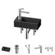 Раковина Lavinia boho bathroom sink 20216018R 40см цвет раковина 5 в 1: донный клапан, сифон, смеситель, вентили