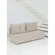 Диван раскладной Cityhd Гонконг Гонконг 188x94x75 см велюр цвет бежевый
