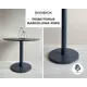 Подстолье для обеденного и письменного стола Shobick Company Barcelona Ring 74 см сталь графит