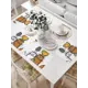 Салфетки на стол сервировочные прямоугольные JoyArty Семейство котов 32x46
