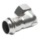 Адаптер Franta 1"x35 мм ВР-ВПр нержавеющая сталь Aisi 304 V20351000G