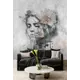 Фотообои флизелиновые Dekor vinil Лицо женщины с цветком 200x270 см 9205dv