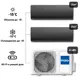 Сплит-система инверторная Haier 2xAS25S2SF2FA-B/2U40S2SM1FA 18K BTU охлаждение/обогрев с Wi Fi