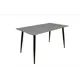 Кухонный стол прямоугольный Ametist 140x80 см искусственный камень цвет серый