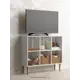 Стеллаж с полками Monofix 102.5x87x30 см ЛДСП цвет белый