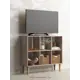 Стеллаж с полками Monofix 102.5x87x30 см ЛДСП цвет капучино