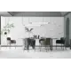 Керамогранит Kerald Calacatta arabesque Grey Carving 60-120 60x120см цвет белый с серыми прожилками