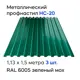 Профнастил металлический Ижторгметалл НС20 1.5x1.13м 0.5мм цвет зеленый мох 3шт