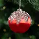 Шар елочный KREAFORTA шелковый ø8 см красный