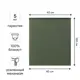 Штора рулонная блэкаут KREAFORTA Karelia 40x160 см зеленая