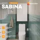 Пенал в ванную подвесной Moduleasy Sabina Ц0000040195 60x100 см цвет белый глянец/дуб Вотан