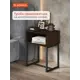 Тумба прикроватная Monofix 40x52.7x30 см 1 ящик ЛДСП цвет венге