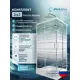 Душевой уголок Doccia Standart Com/dc0000064851/1207404 прямоугольник с поддоном 120х80см профиль белый эффект стекла прозрачный